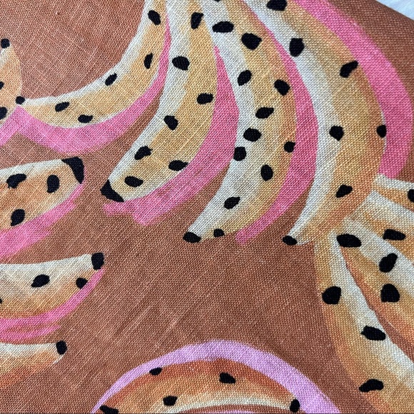 Closet Closes 11/1/22 Farm Rio Raining Bananas Halter Midi Dress L - Picture 4 of 11